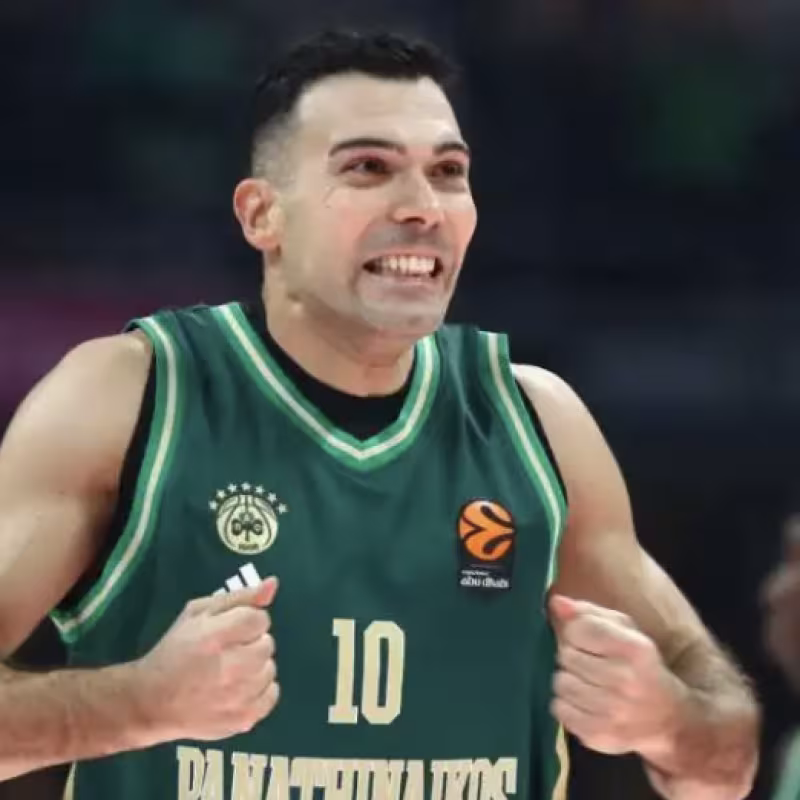 Kostas Sloukas, MVP of Round 25 of the Euroleague.