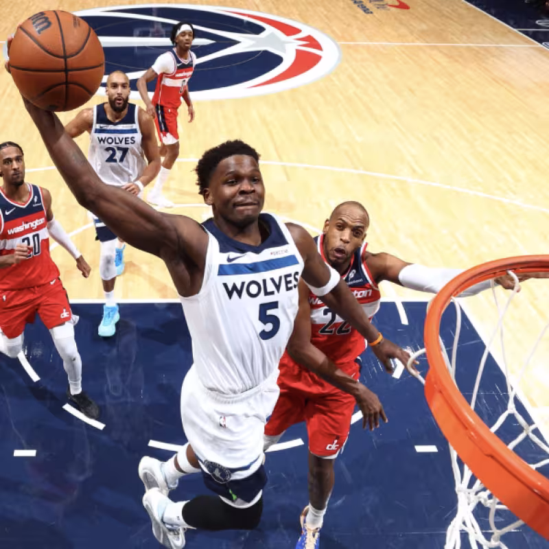 Anthony Edwards, estrella de Minnesota Timberwolves. 