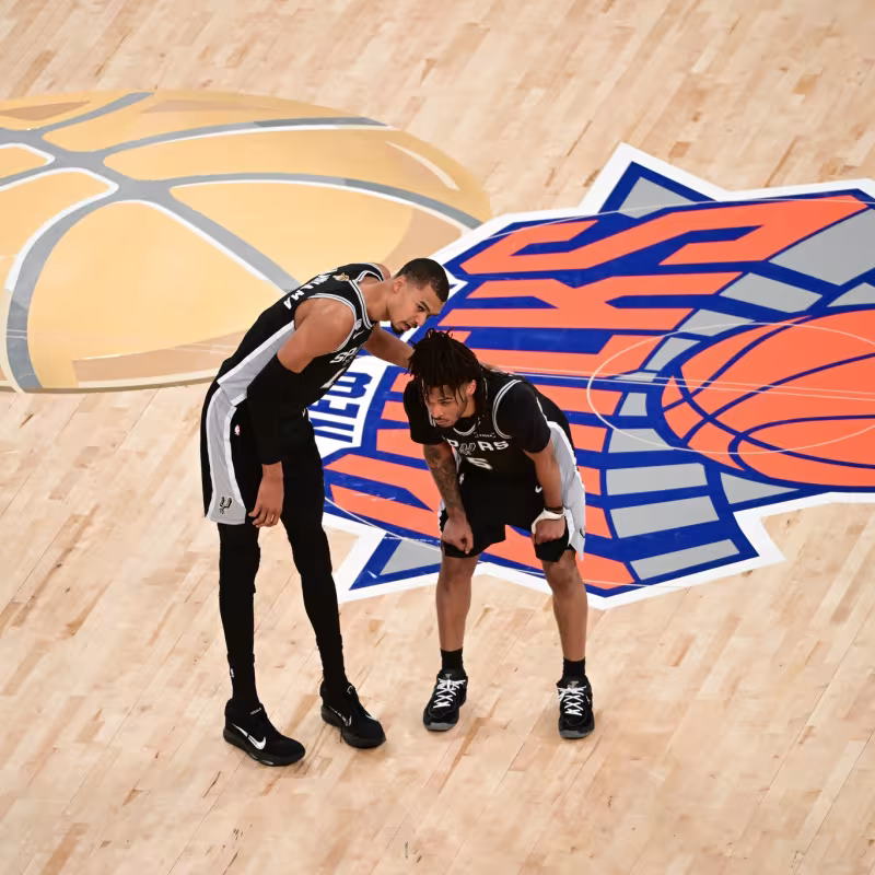 Victor Wembanyama pasó por encima de los Knicks.