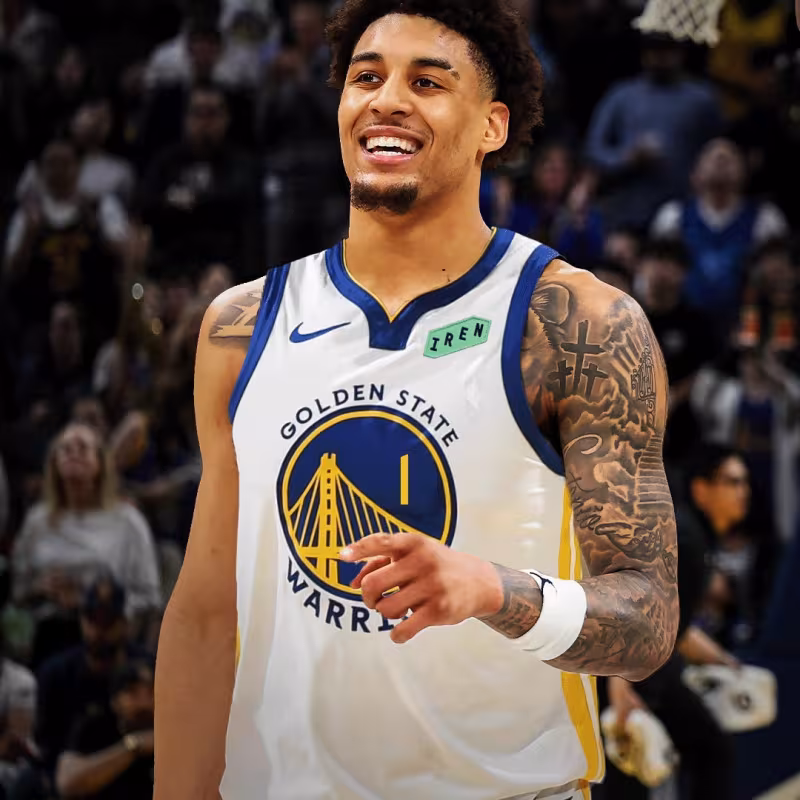 Yaxel Lendeborg, player for the Golden State Warriors.
