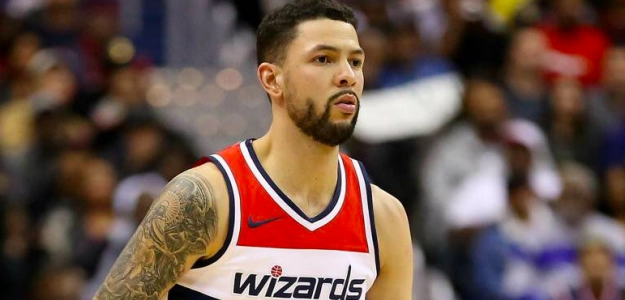 Austin Rivers, con la camiseta de los Wizards.