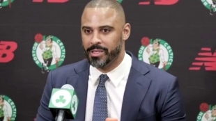 Ime Udoka, entrenador jefe de Boston Celtics.