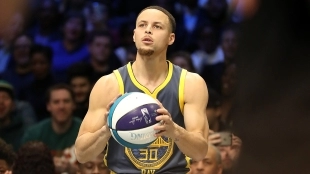Stephen Curry, estrella de los Warriors.