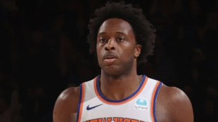 OG Anunoby, jugador de New York Knicks.