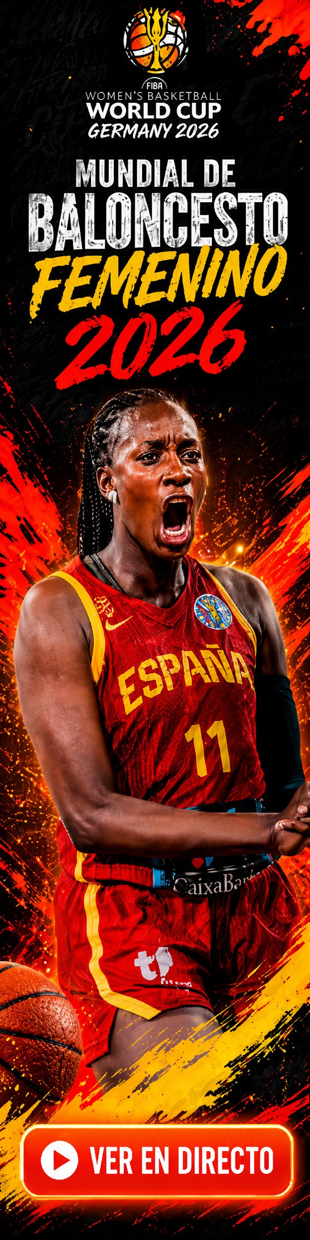 Ver Mundial Baloncesto Femenino 2026 online gratis
