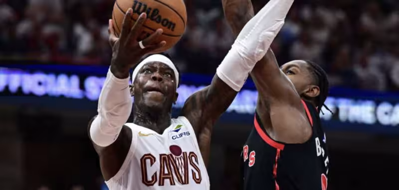 Dennis Schroder, player for the Cleveland Cavaliers.