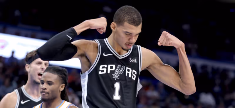Victor Wembanyama, star of San Antonio Spurs.