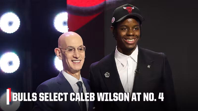 Caleb Wilson, elegido por los Chicago Bulls en el Draft NBA 2026