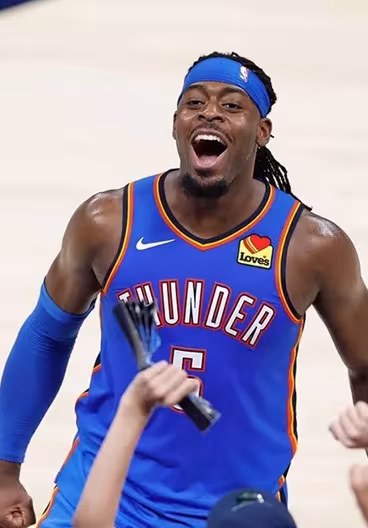 Lu Dort, jugador de OKC Thunder.