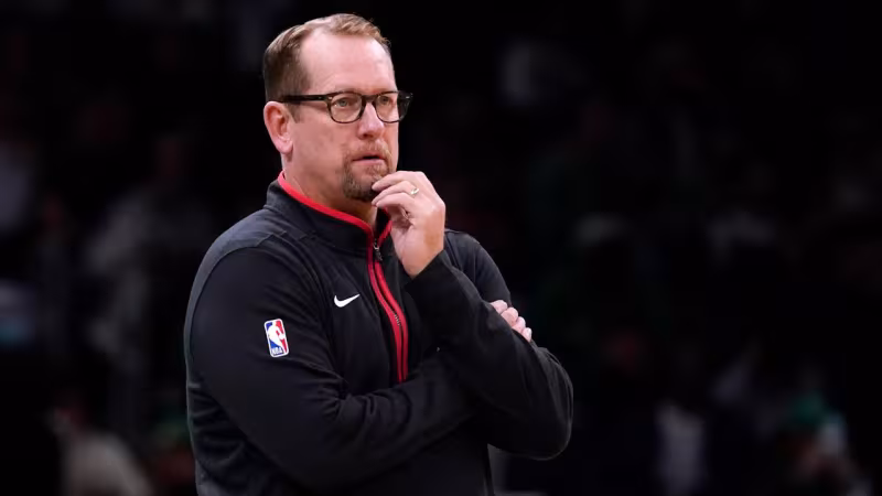 Nick Nurse, entrenador de los Philadelphia 76ers