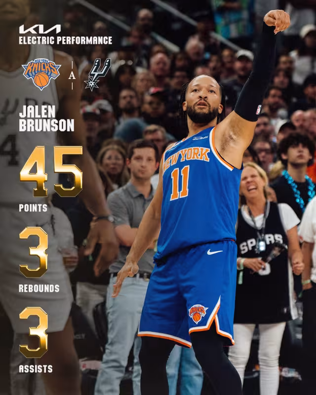 Jalen Brunson, estrella de New York Knicks.