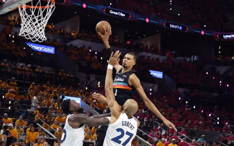 Victor Wembanyama, en un partido contra Minnesota Timberwolves