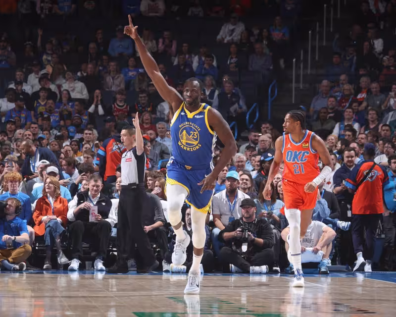 Draymond Green, estrella de Golden State Warriors.