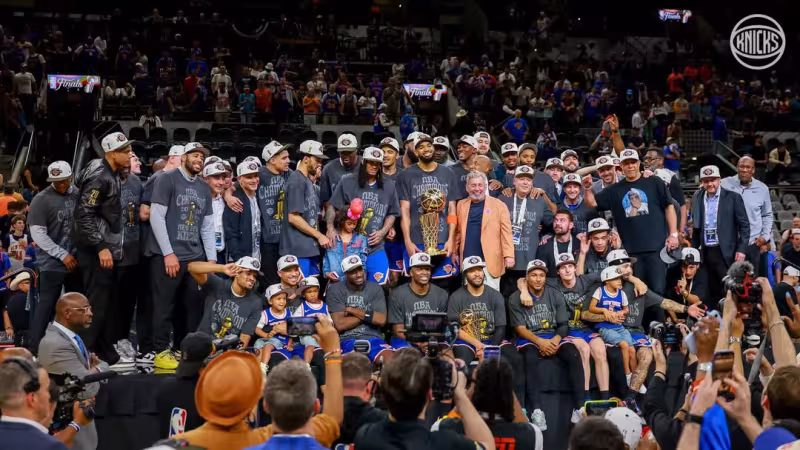 Los New York Knicks, campeones de la NBA