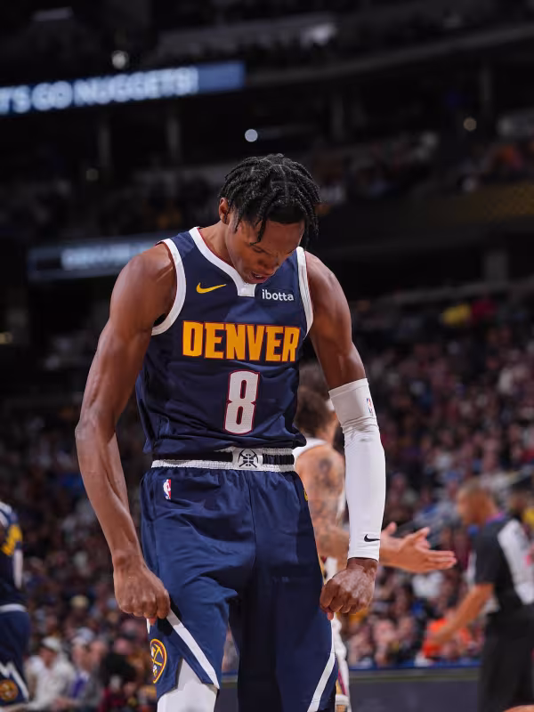 Peyton Watson, star of Denver Nuggets.