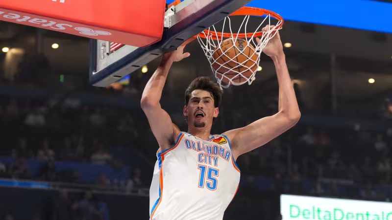 Aday Mara, impacto en OKC Thunder. Foto: gettyimages