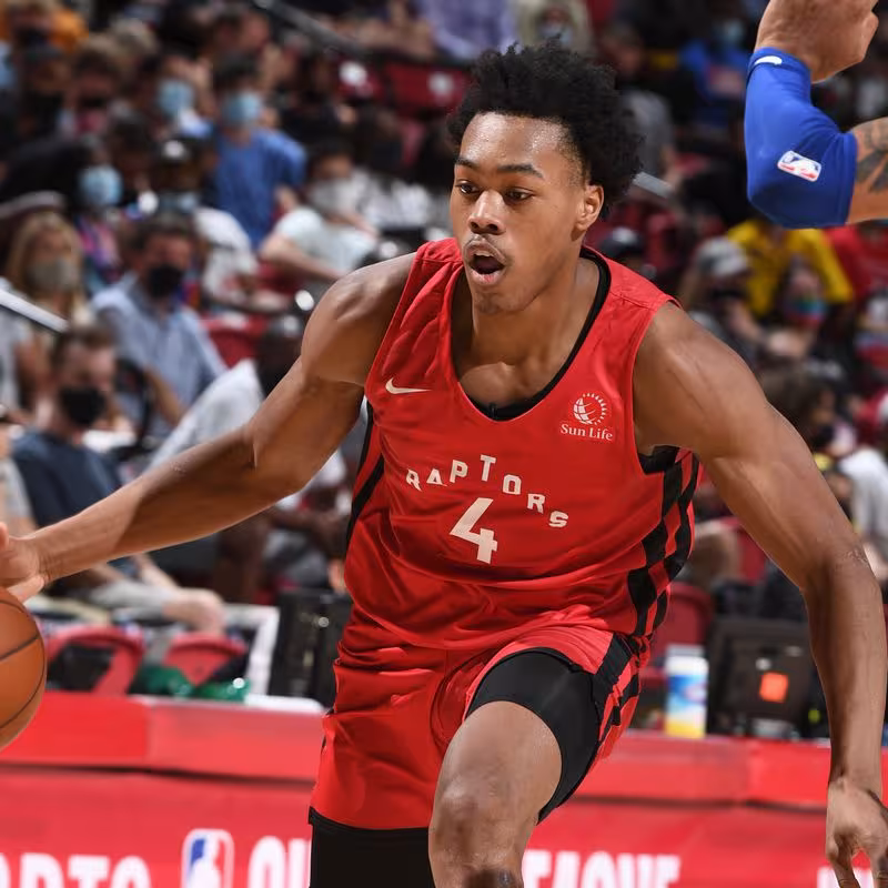 Scottie Barnes le da razones de orgullo a los Raptors por su elección en el Pick nº4