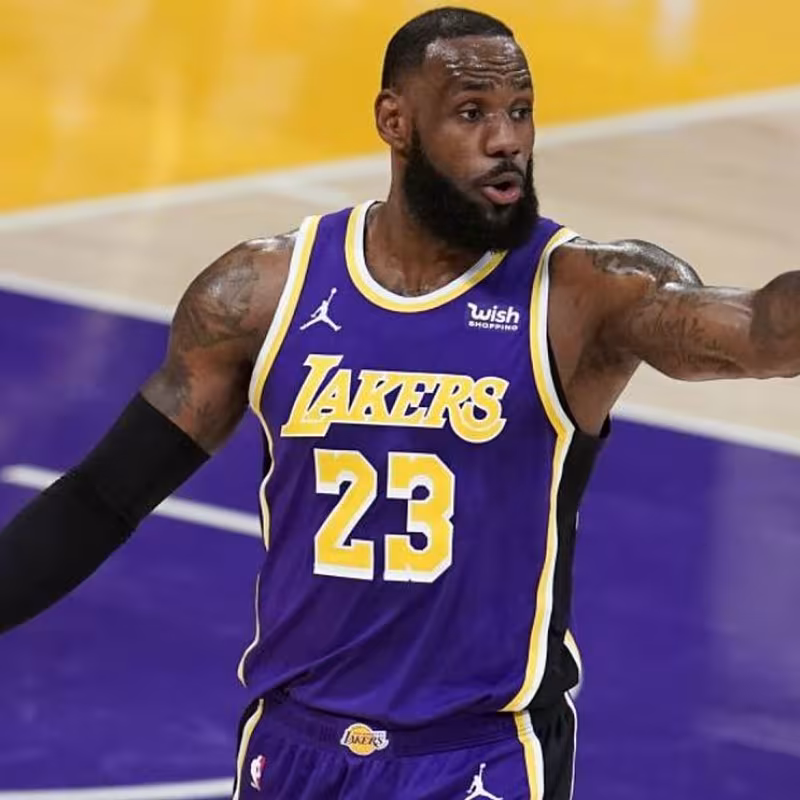 LeBron James, jugador de Los Angeles Lakers.