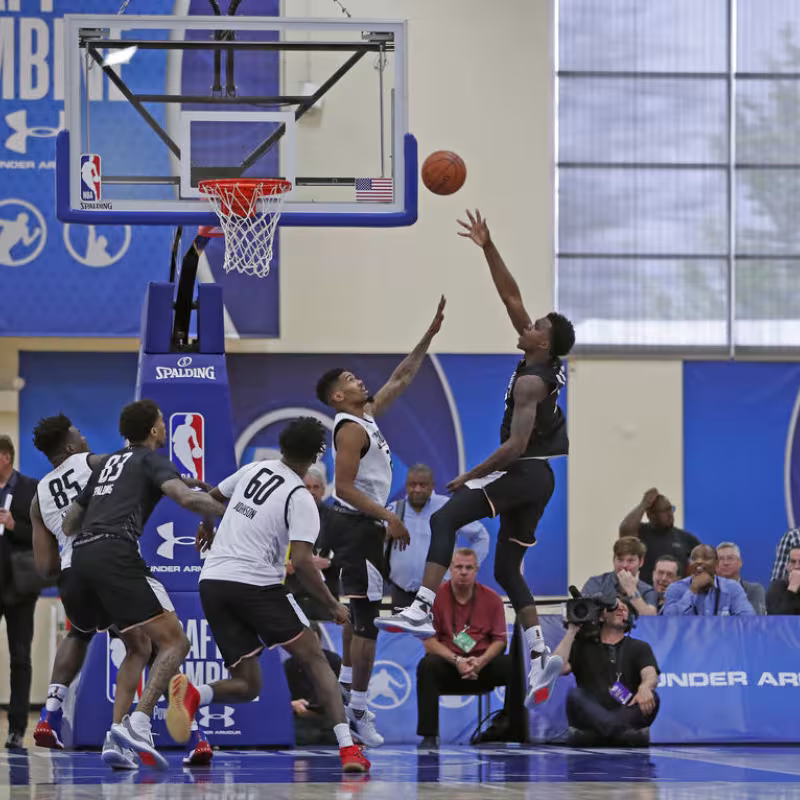 Una foto del NBA Combine del 2018. Foto: nba.com