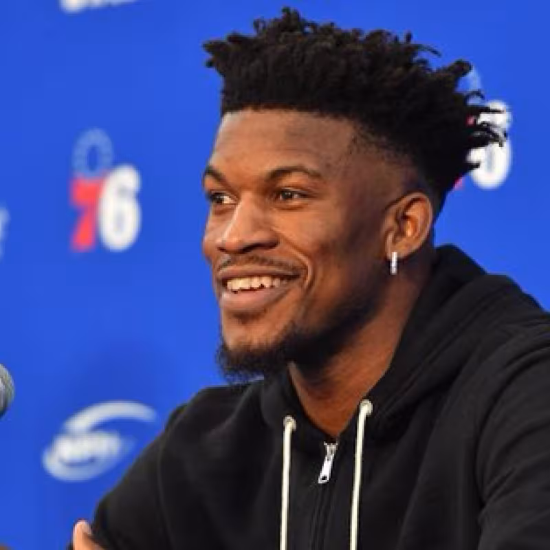 Jimmy Butler, en su primera rueda de prensa como sixer
