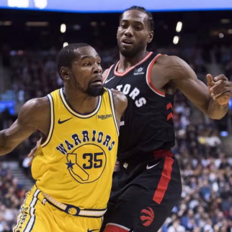 Kevin Durant y Kawhi Leonard | Foto: NBA.com