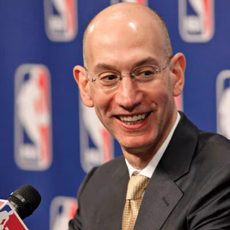 Adam Silver, comisionado de la NBA.