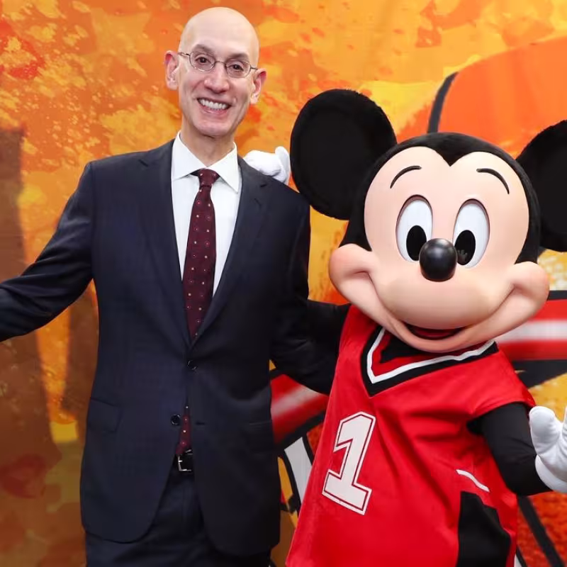 Adam Silver, comisionado de la NBA.