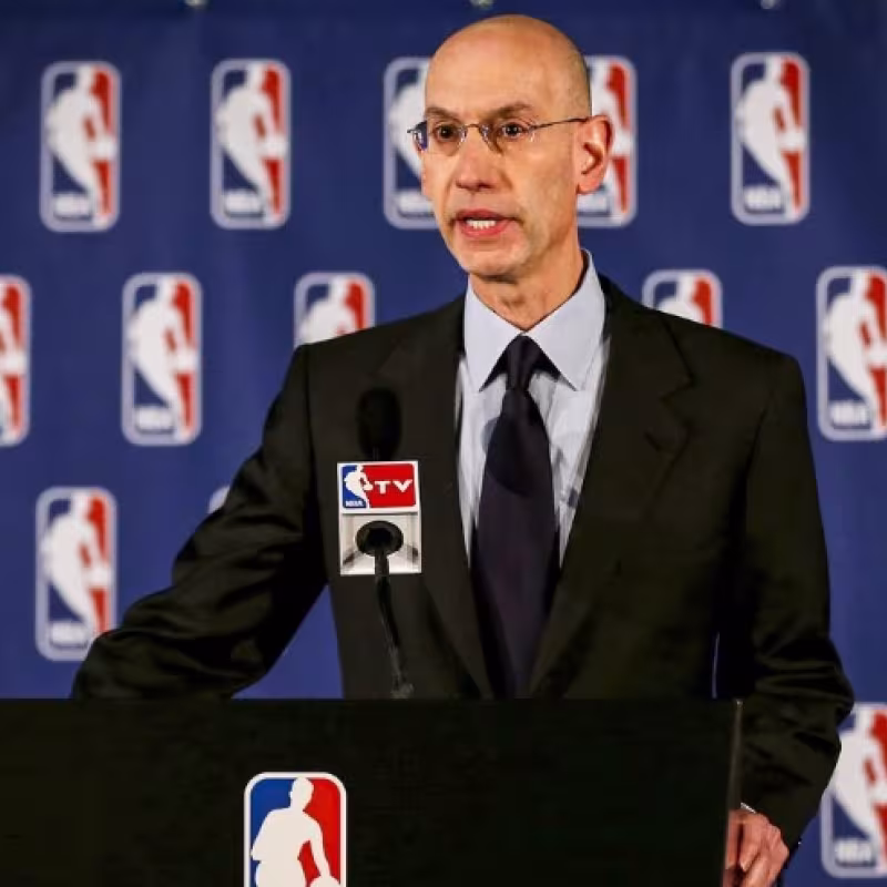 Adam Silver, comisionado de la NBA.