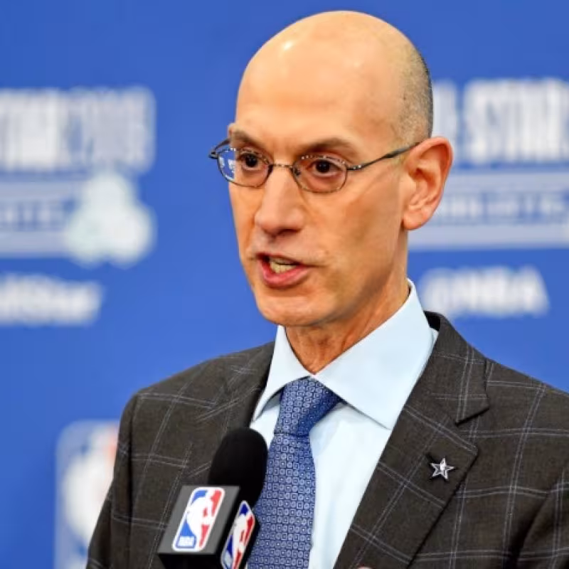 Adam Silver, comisionado de la NBA.