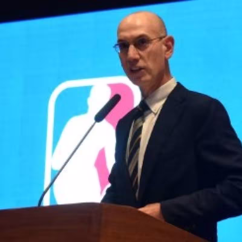 Adam Silver, comisionado de la NBA.