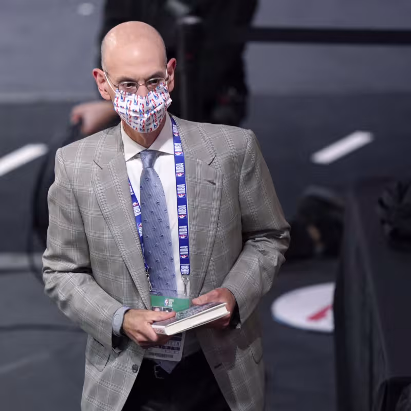 Adam Silver, comisionado de la NBA.