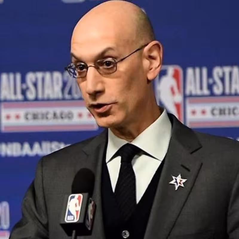 Adam Silver, comisionado de la NBA. 