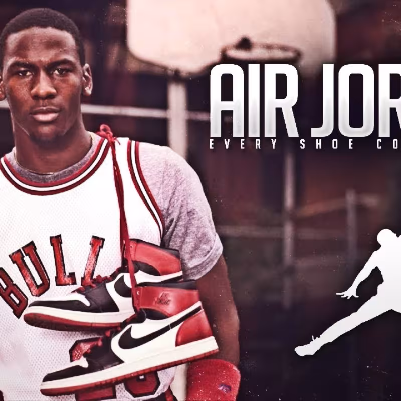Michael Jordan, en un anuncio de Air Jordan. 