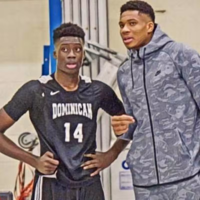 Cómo juega Alex Antetokounmpo, hermano de Giannis en UCAM Murcia. Foto: gettyimages