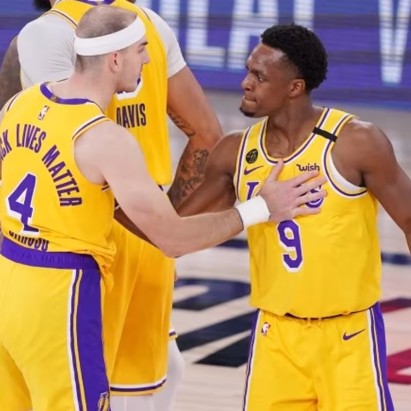 Alex Caruso, jugador de Los Angeles Lakers.
