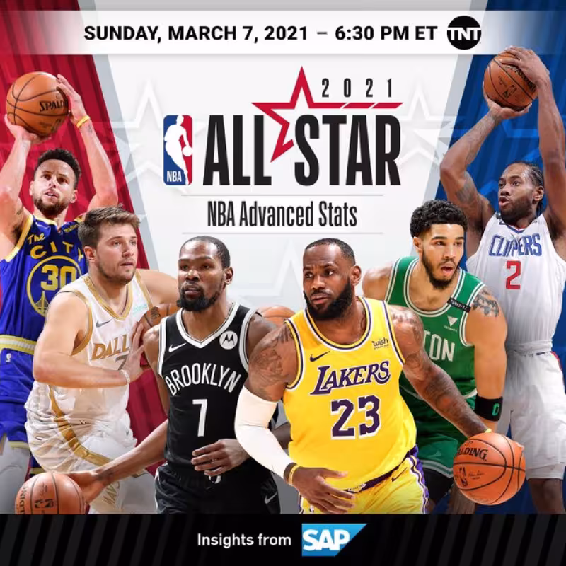 Cartel del NBA All Star 2021.