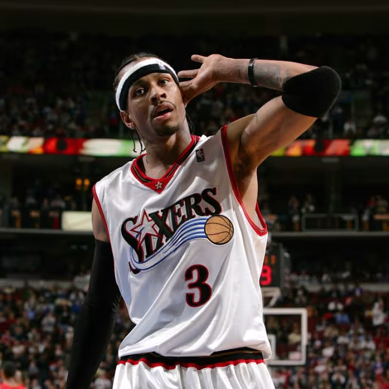 Allen Iverson, de la gloria al infierno en baloncesto. Foto: gettyimages