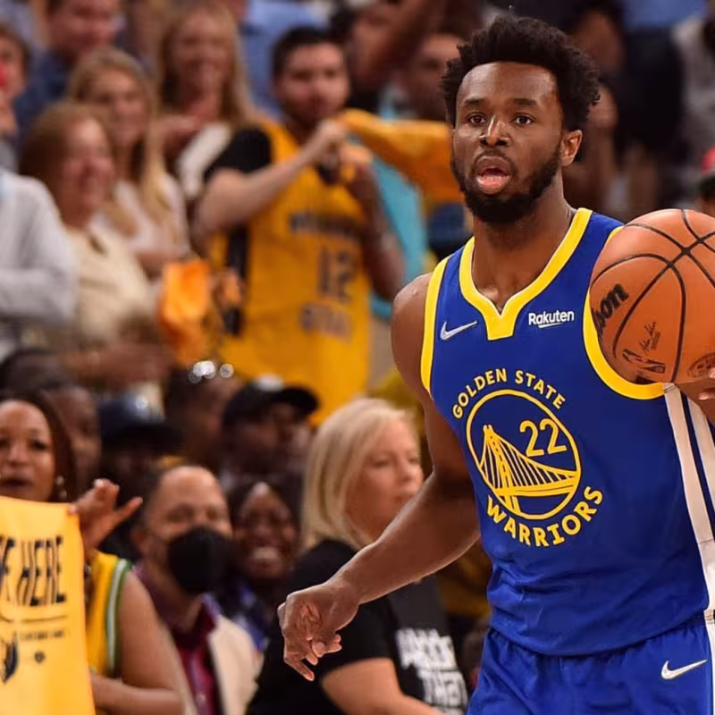 Andrew Wiggins, jugador de Golden State Warriors.