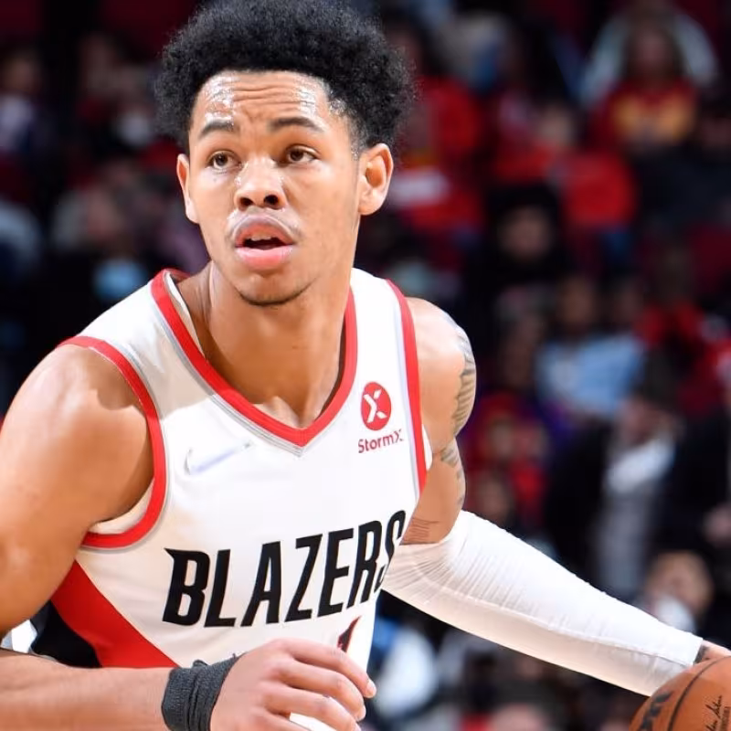 Anfernee Simons, jugador de Portland Trail Blazers.