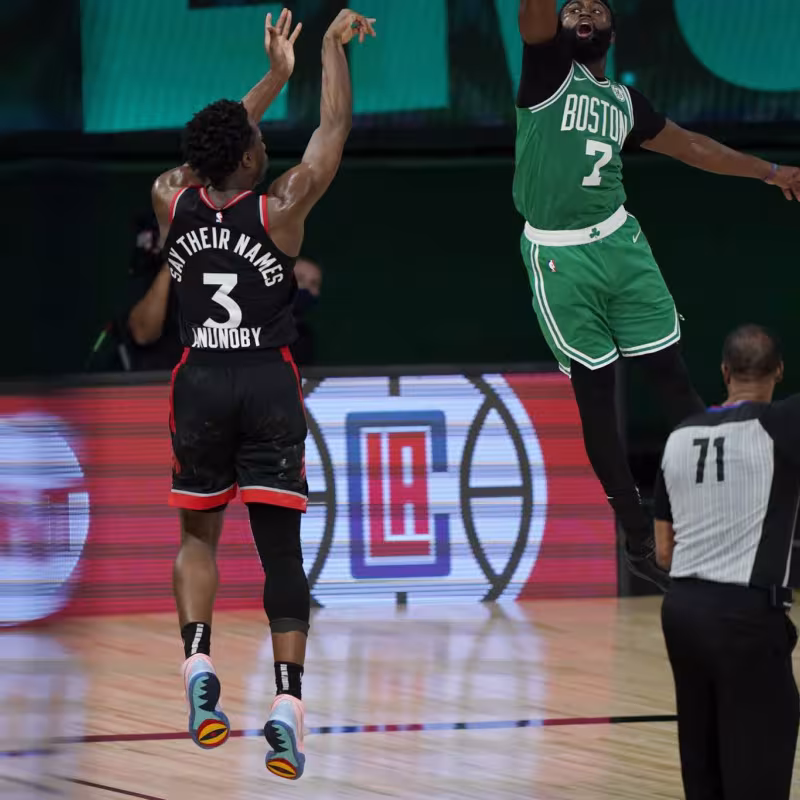 OG Anunoby gana en último segundo. Foto: gettyimages