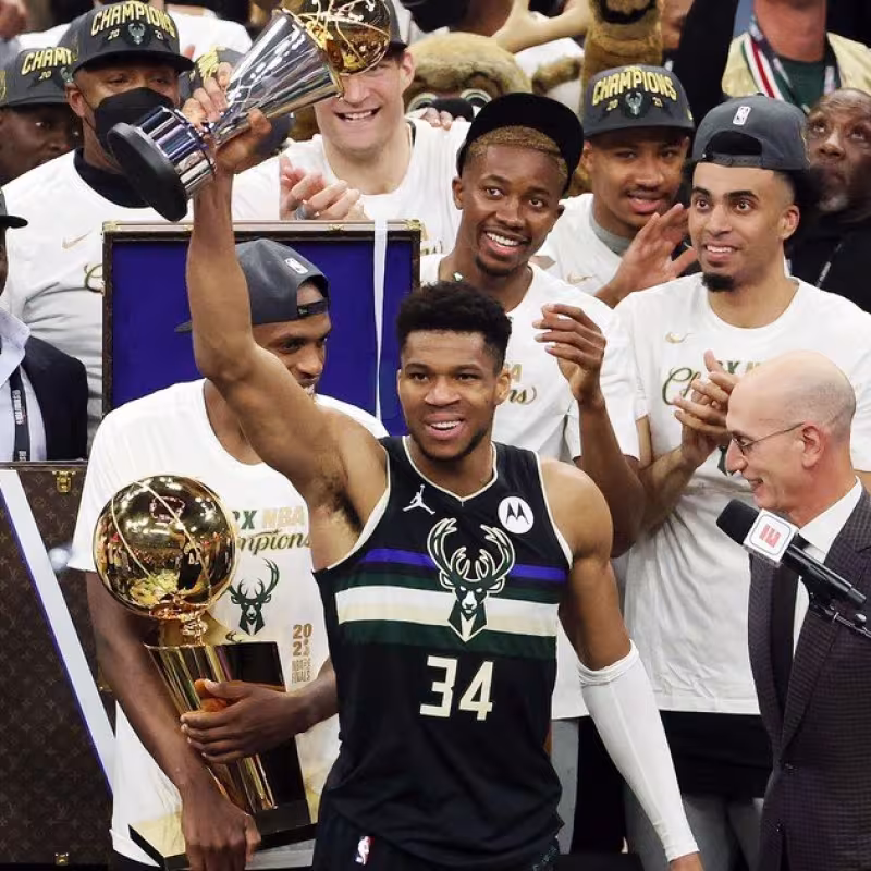 Giannis Antetokounmpo, jugador de Milwaukee Bucks.