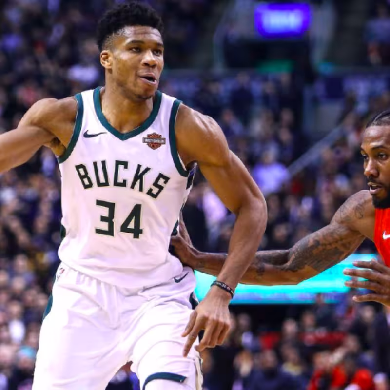 Leonard y Antetokounmpo se citan en el primer duelo entre Raptors y Bucks