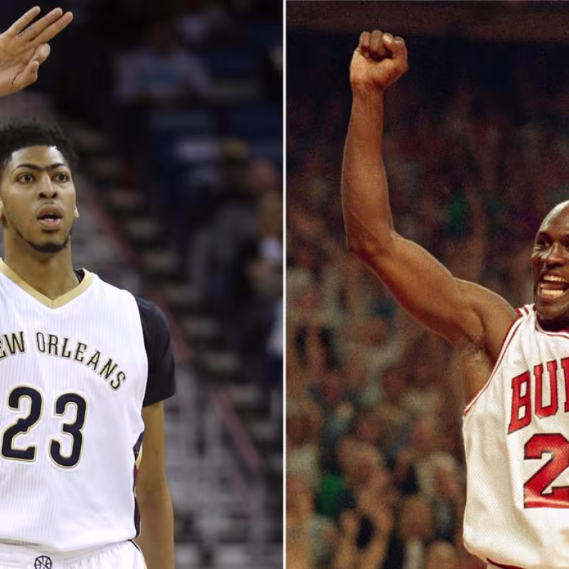 Anthony Davis vs. Michael Jordan.