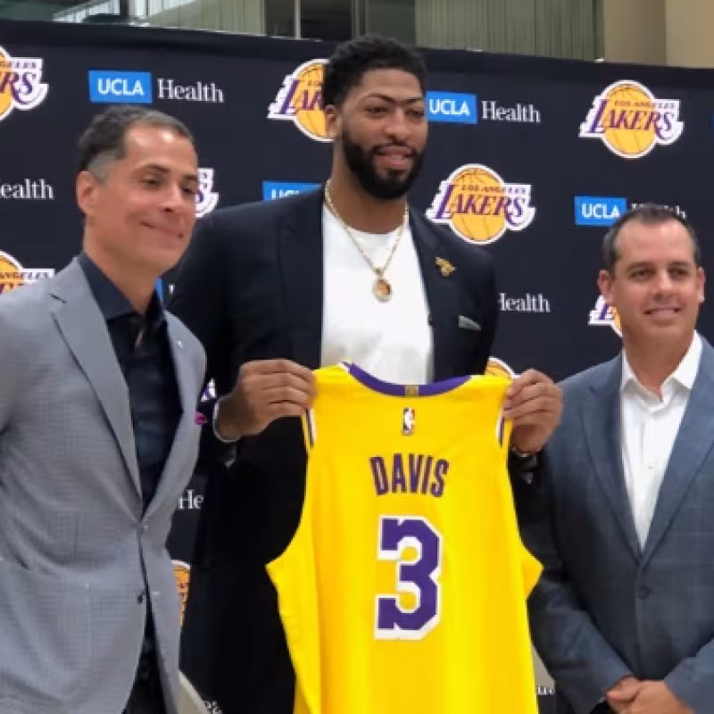 Anthony Davis, jugador de Los Angeles Lakers.