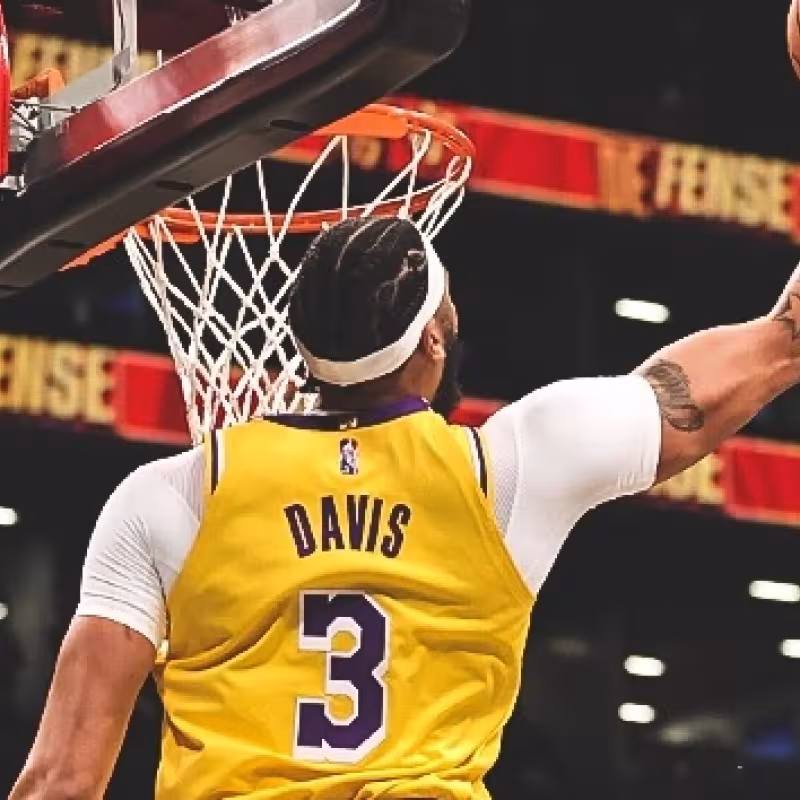 Anthony Davis, jugador de Los Angeles Lakers.