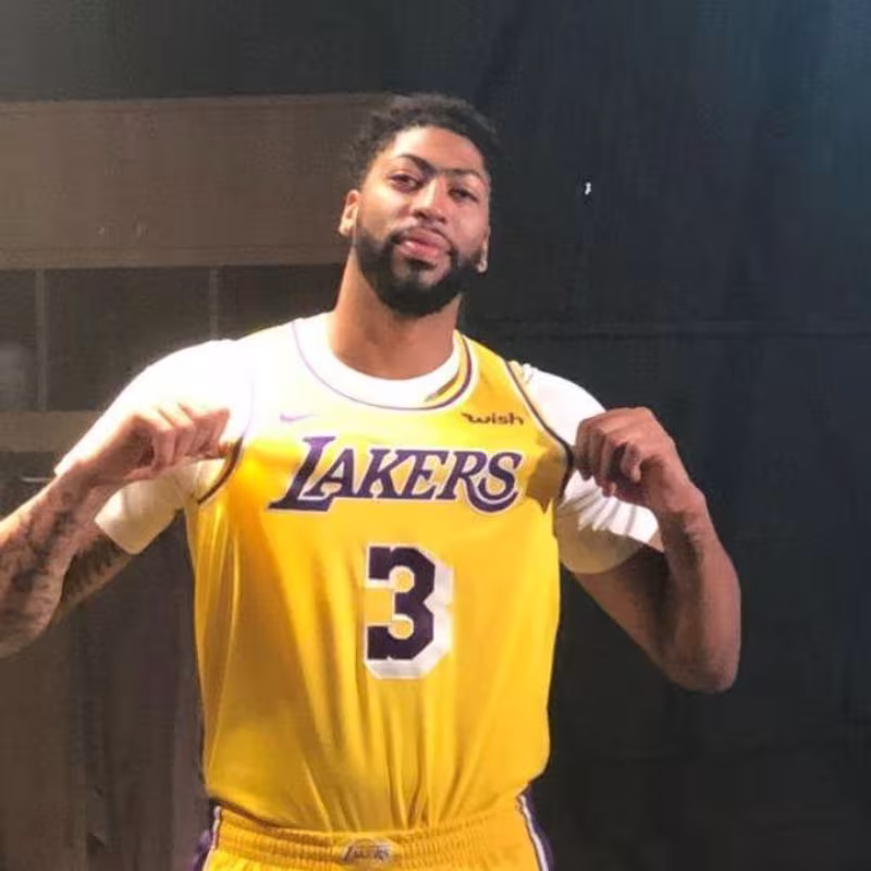 Anthony Davis, jugador de los Lakers.