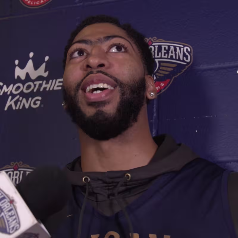 Anthony Davis, jugador de los Pelicans. Foto: @PelicansNBA