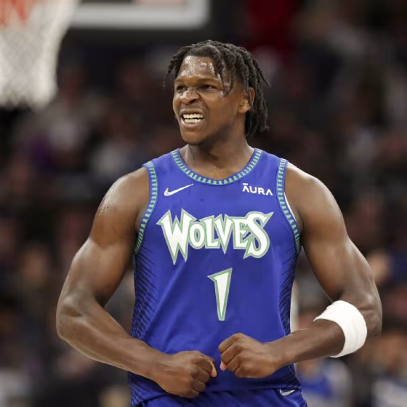 Anthony Edwards, estrella histórica NBA. Foto: gettyimages