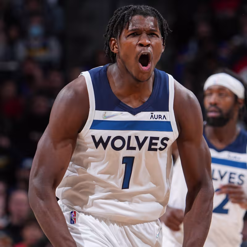 Estadísticas NBA: La bestialidad de Anthony Edwards que le hace entrar en la historia
