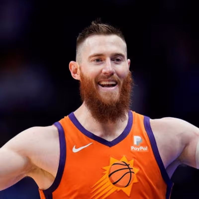 Aron Baynes, con la camiseta de Toronto Raptors.